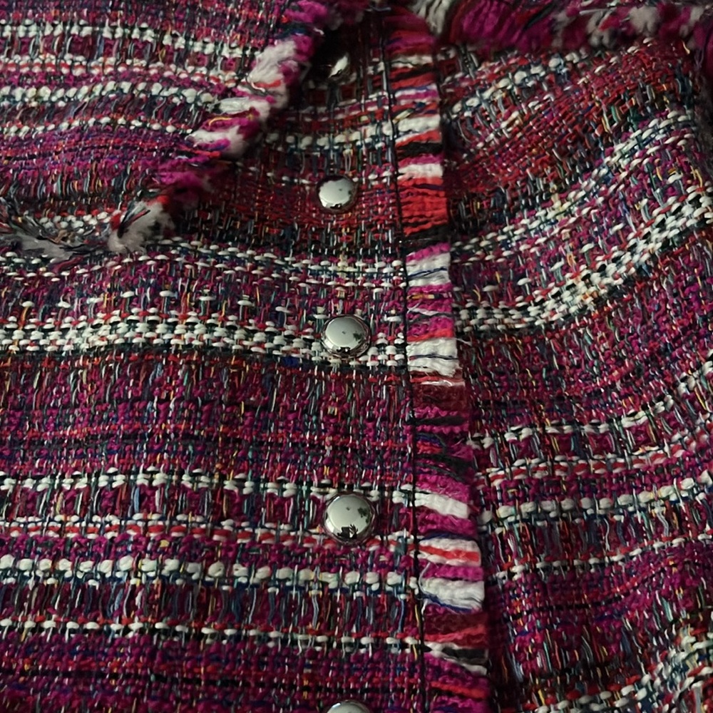 NBD x Revolve Cassiopeia Skort Skirt in Magenta & Ivory Small Party Chic NEW - Picture 5 of 6